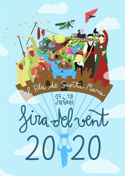 "Prendre vol" - Cartell de la Fira del Vent 2020