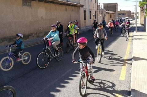 Una imatge de la Bicicletada del 2019