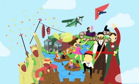 Fragment del cartell de la Fira del Vent 2021