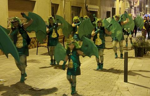 Els Pla Dragons a la rua de Carnaval