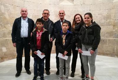 D'esquerra a dreta, Carles Singla, David Argelès, Mateu Montserrat, Ramon González, Manel Rossell, Montserrat Cebrian i Núria Fonts