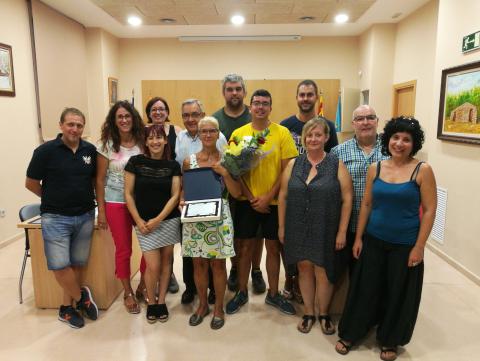 En el Ple es va homenatjar Asun García, amb motiu de la seva jubilació