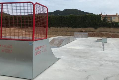 L'Skate Park compta amb sis mòduls