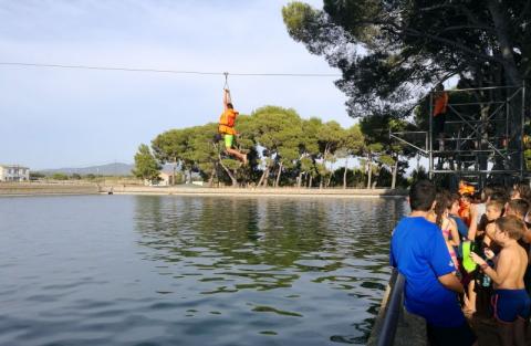 La tirolina a la bassa s'instal·larà el 20 de juliol