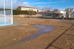 La plataforma es construirà entre la pista descoberta i la llar d'infants